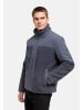 STONE HARBOUR Plüschjacke Riveen XX in Blue Grey
