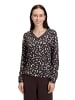 Betty Barclay Blusenshirt mit Gummizug in Braun/Beige