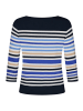 Betty Barclay Langarmshirt in blau weiß