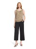 Betty Barclay Rundhals-Shirt mit Raffung in Beige/Khaki