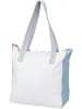 360 grad Shopper Welle in Weel-Weiß/Hellblau/Orange/Gelb