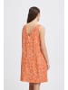 ICHI Kleid IHAYA Regular fit in Coral Rose Leo Aop