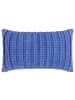 Butlers Kissen RIPPED VELVET in Blau