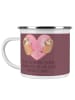 Mr. & Mrs. Panda Camping Emaille Tasse Verlobungsfeier ZuMenschmen ... in Kaffa Coffee