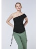 Detto Fatto Yoga-Top mit vielen Styling-Optionen in Schwarz