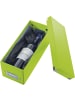 Leitz Ablagebox Click & Store Wow CD Graukarton grün