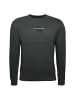 Calvin Klein Sweatshirt Jeans Monologo Crew Neck in dunkelgruen