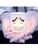 Mr. & Mrs. Panda Outdoor Kerzenhalter Pinguin Liebe mit Spruch in Transparent