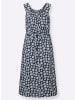 WITT WEIDEN Kleid in marine-geblümt