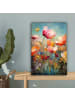 MuchoWow Leinwand bilder Bunte Blumen (BxH)