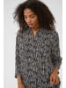 Kaffe Langarm - Hemd KAjessi Loose fit in Black/Chalk Graphic Lines