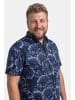 Men Plus Hemd in navy blau