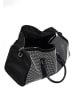 faina Women Handbag in Silber Schwarz