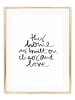 Tales by Jen Poster / Kunstdruck "This home is built on chaos and love" I Ohne Rahmen