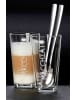 Ritzenhoff & Breker 12er Set Latte Macchiato Gläser + Löffel Lena 350 ml in transparent