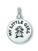 ONE ELEMENT  My Little Girl Anhänger aus 925 Silber Ø 12,5 mm in silber