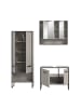ebuy24 Badmöbelset Bagno (3-teilig) Grau 154 x 36 cm