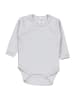 TupTam Mädchen Baby Body Langarm Unifarben 5er Pack in grau/weiß