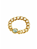 Gemshine Ringe Chalcedon in gold coloured