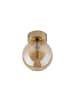 Licht-Erlebnisse Deckenlampe Ø 12 x (H)15 cm in Gold Bernstein