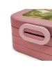 Mr. & Mrs. Panda Snackbox Eule Federschmuck Design ohne Spruch in Rot Pastell
