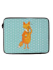 Mr. & Mrs. Panda Laptop Tasche Fuchs Lord ohne Spruch in Türkis Pastell