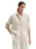 Marc O'Polo Boyfriend-Bluse loose in Grey Silk