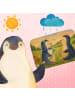 Mr. & Mrs. Panda Badematte Pinguin Pärchen Design ohne Spruch in Weiß
