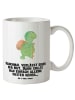 Mr. & Mrs. Panda Große Teetasse Schildkröte Wanderer mit Spruch in Weiß