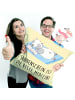 Mr. & Mrs. Panda Deko Kissen Sommer Sonnenschein mit Spruch in Gelb Pastell