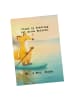Mr. & Mrs. Panda Ansichtskarte Fuchs Stand Up Paddling Design mi... in Weiß