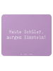 Mr. & Mrs. Panda Mousepad Spruch Schulanfang Inspiration mit Spruch in Lavendeltraum