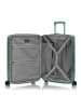 Heys Alumix 4 Rollen Kofferset 3-teilig mit Dehnfalte midnight green