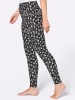 WITT WEIDEN Leggings in schwarz-anthrazit-bedruckt