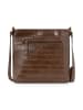Nobo Bags Schultertasche Croco in brown