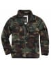 Brandit Fleecejacke/Fleecepullover "Teddyfleece Jacket" in Camouflage