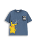 Coccodrillo T-Shirt mit kurzen Ärmeln in blau
