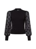 Y.A.S Pullover YASDotme in schwarz - 0001