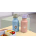 Lässig Lässig Trinkflasche Kinder - Edelstahl 500 ml, Pattern Party, Blau