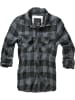 Brandit Hemd "Check Shirt Long Sleeve" in Schwarz