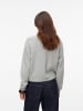 Vero Moda Strickpullover in Light Grey Melange