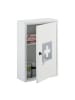 relaxdays Medizinschrank in Weiß/ Grau - (B)21,5 x (H)32 x (T)8 cm