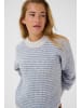 Kaffe Strickpullover KAellery Loose fit in Light GreyM/Windward Structure