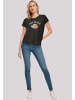 F4NT4STIC Ladies Box Tee Trick Or Treat Halloween in schwarz