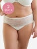 SugarShape High-Panty-Set Lace Basic 2er Set in ivory