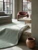 KADIMA DESIGN Teppich rund Uni rutschhemmend weich wohnlich Wohnzimmer Schlafzimmer in Grün