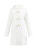 DreiMaster Damen Dufflecoat Aus Wollgemisch in Wollweiss