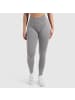 SMILODOX Leggings Silvia Scrunch in Grau