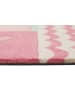 Smart Kids Teppich "Fruity Flamingo" in Pink/Rosa/Weiß/Hellblau
