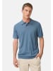 Camel Active Leichtes Strick-Polo aus reiner Baumwolle in Steinblau